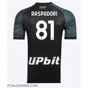 SSC Napoli Giacomo Raspadori #81 Terza Maglia 2023-24 Manica Corta